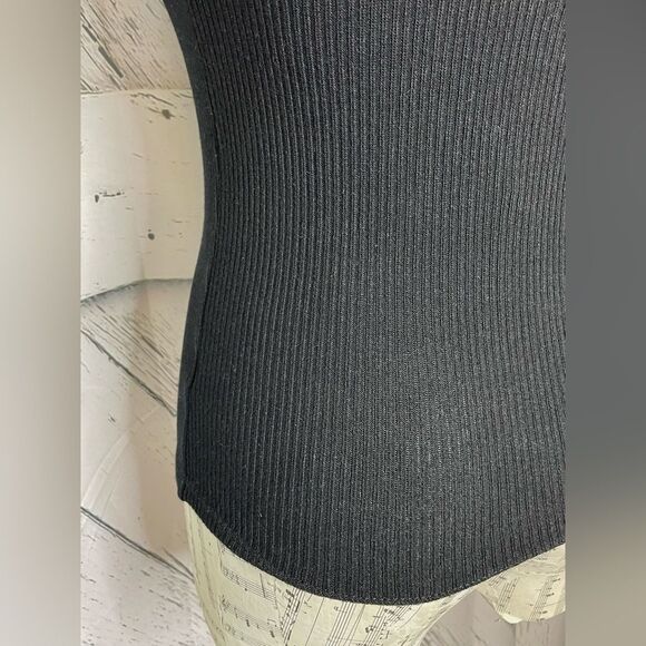 PROJECT SOCIAL T Tank Top Ribbed Black M - Picture 4 of 6